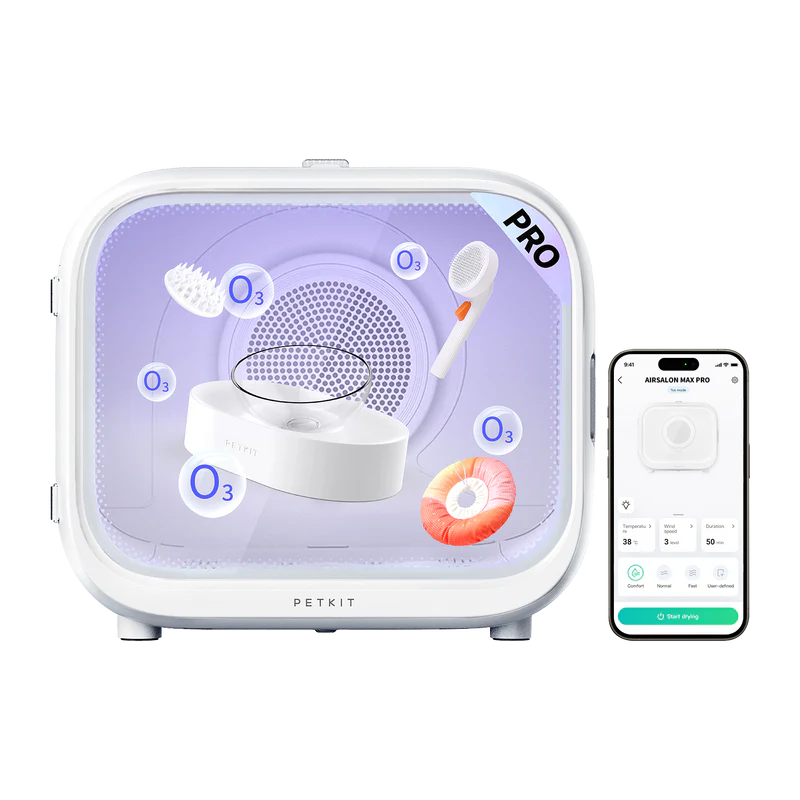 Petkit AirSalon Max Pro – smart suszarka dla psa i kota z ozonowaniem