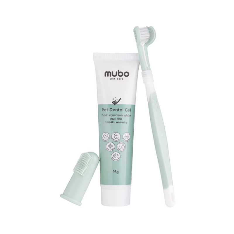 mubo dental care kit zestaw do higieny jamy ustnej psa