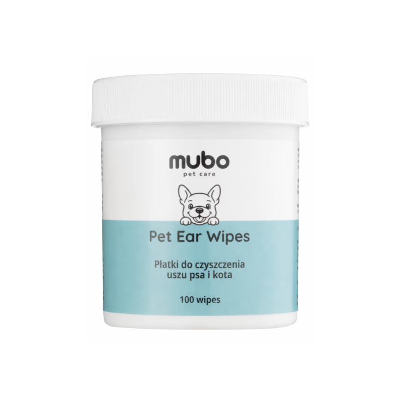 Mubo Pet Ear Wipes na woskowinę i zabrudzenia w uszach
